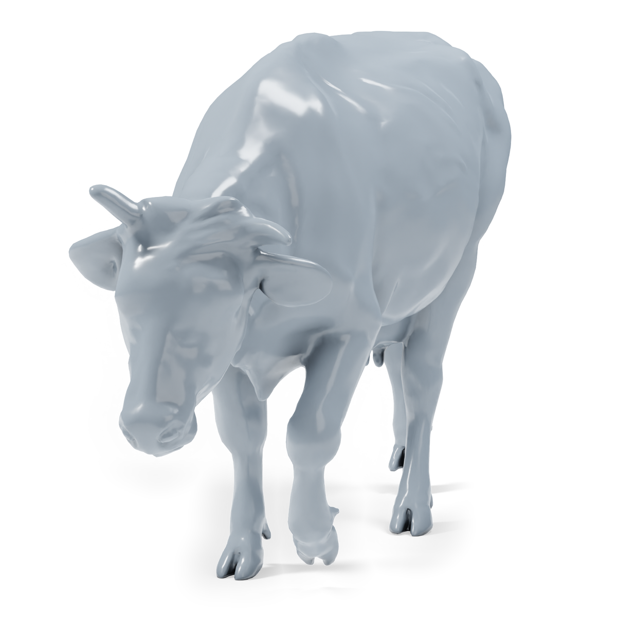Diorama model-making product photo 5: Diorama miniature cattle: Three cows in standing, walking, and lying poses (h0_53)