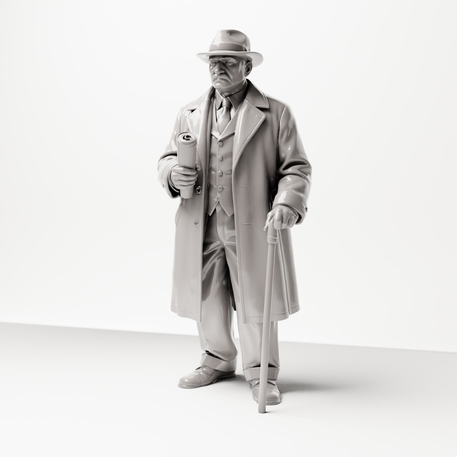 Diorama model-making product image 6: Historical 1920s-1930s station and railway figure set