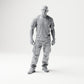 Diorama modeling product photo 0: Standing figure: man wearing a T-shirt, cargo pants, and sneakers (B071)