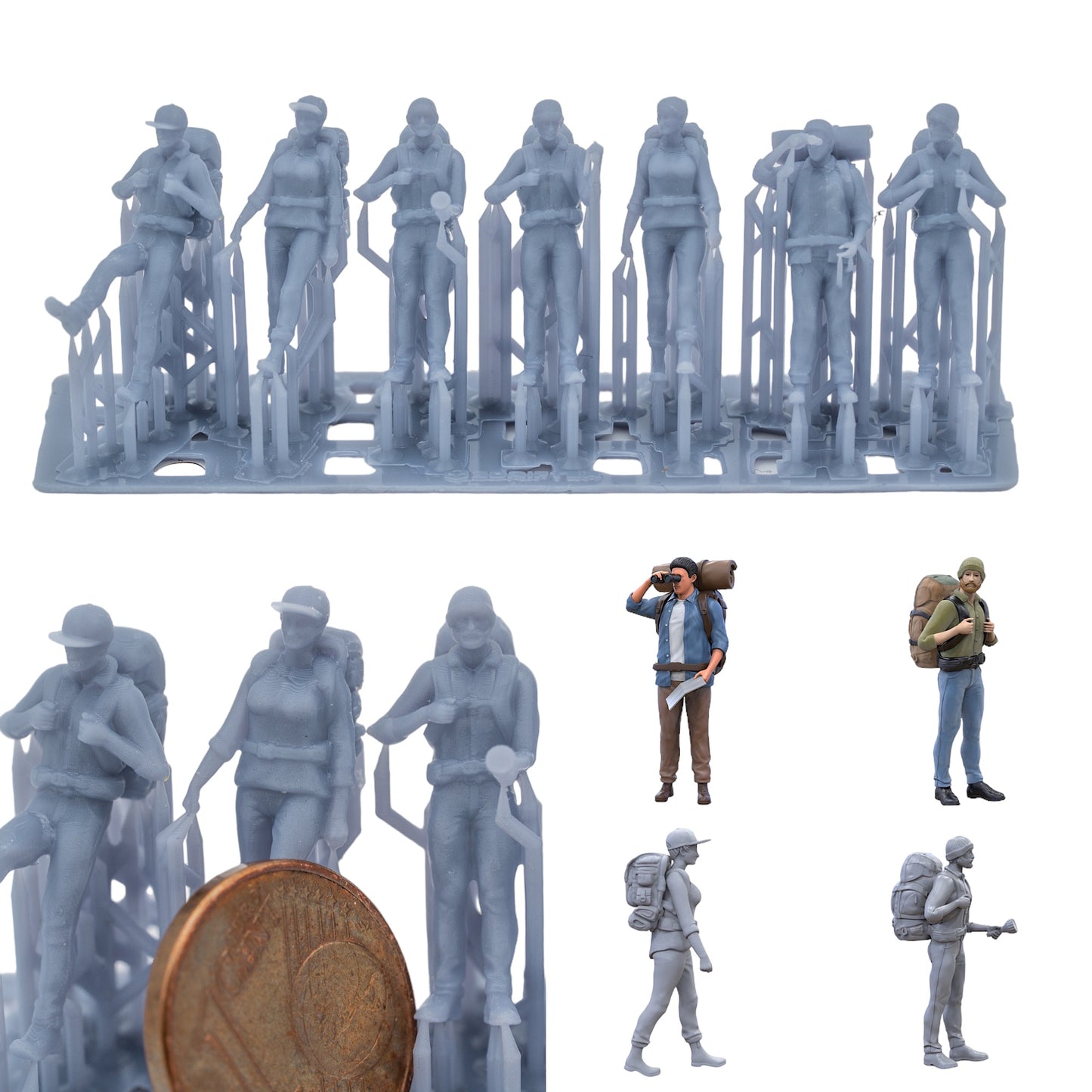 Product photo Figure H0, 1:72 - 0: Wanderer Figure Set