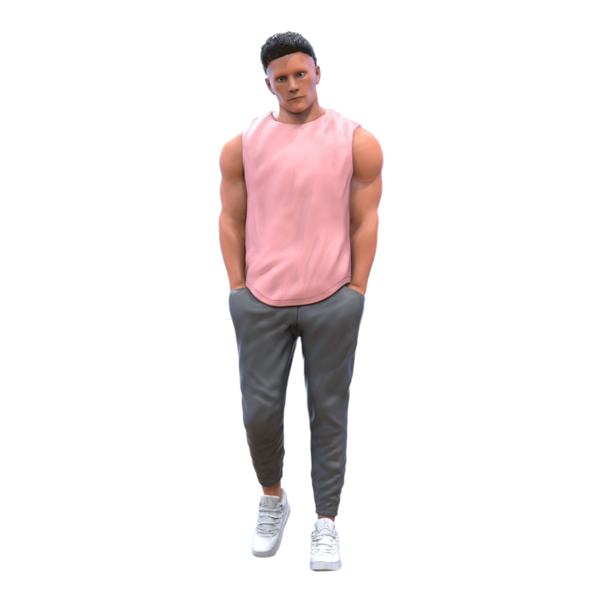 Miniature Figure: Bodybuilder (No. 86) – 3drifter