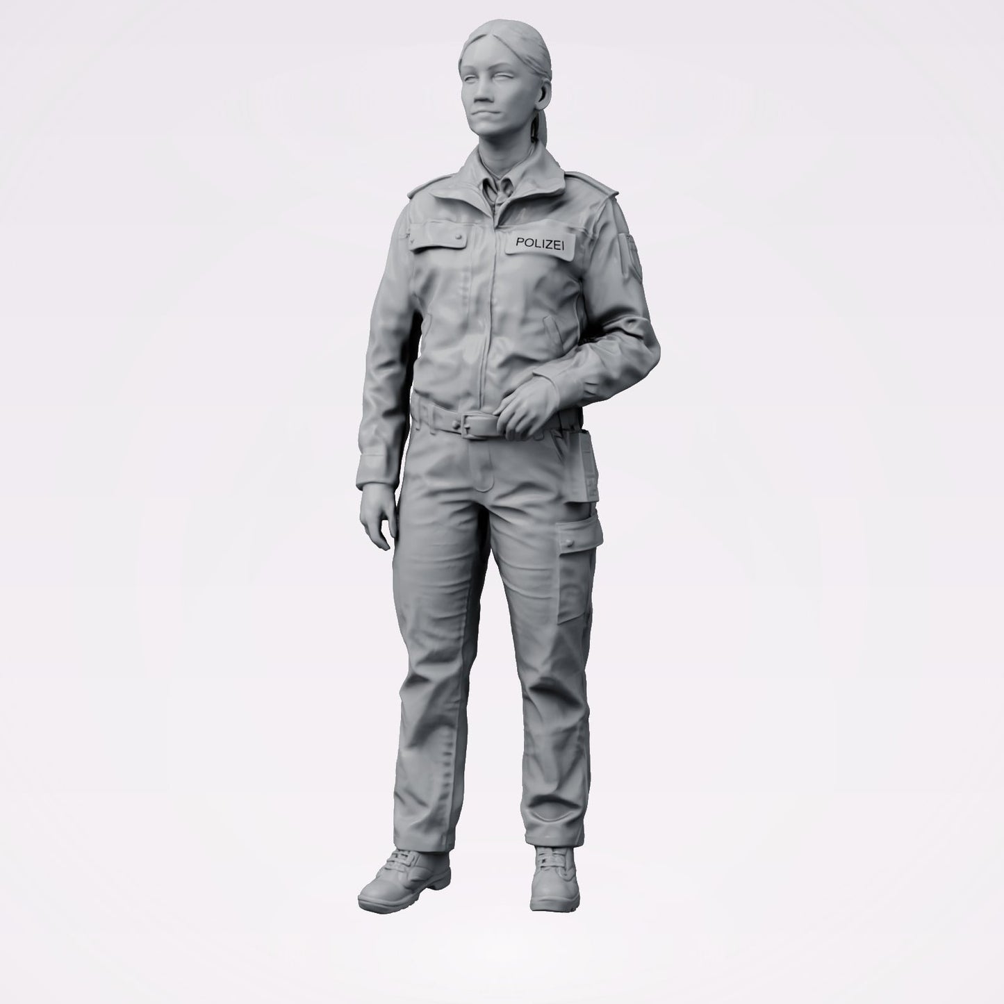 Diorama model-making product photo 8: German police and police officer figure set