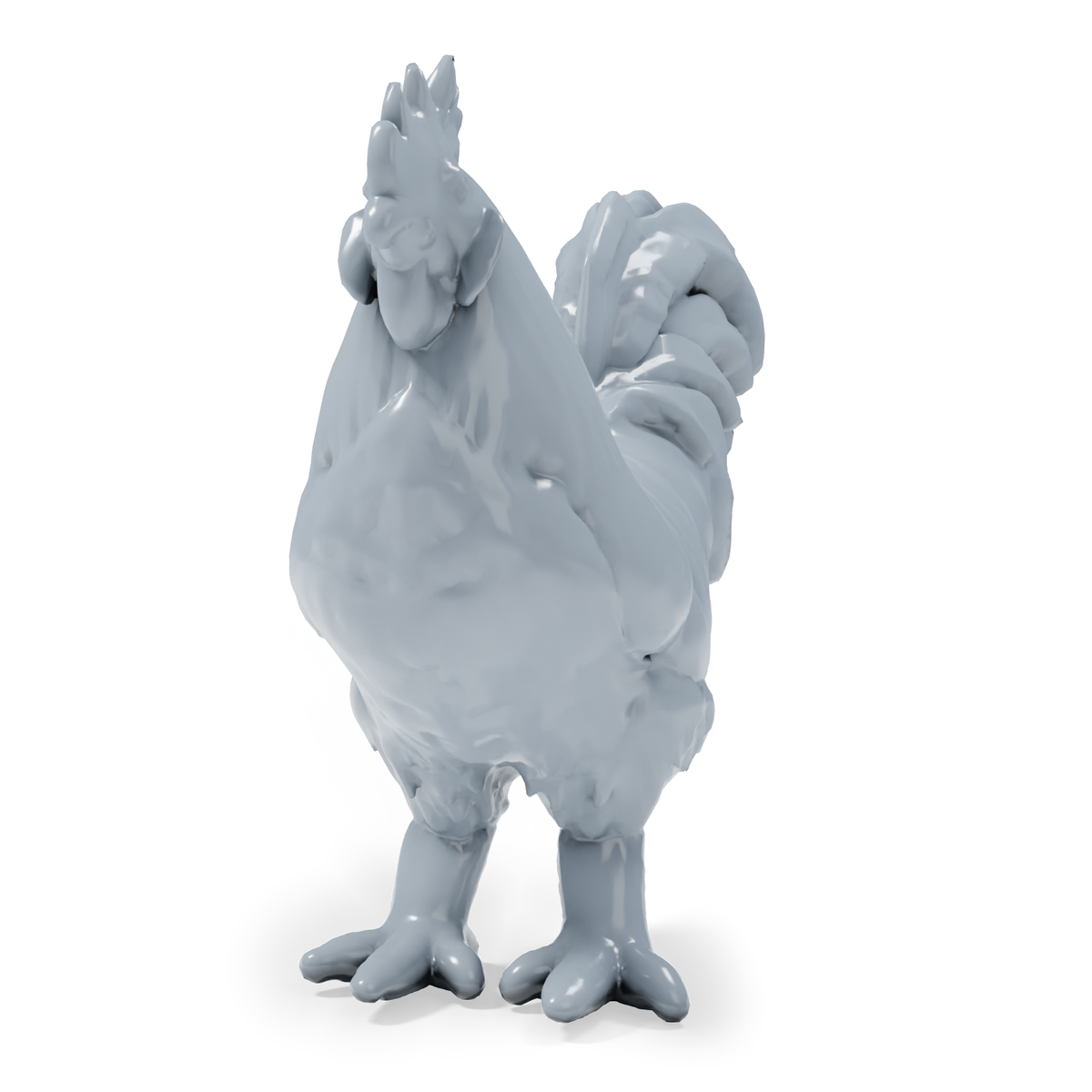 Diorama model-building product photo 7: Farm animal diorama miniatures: chickens, ducks, goose and rabbits (h0_51)