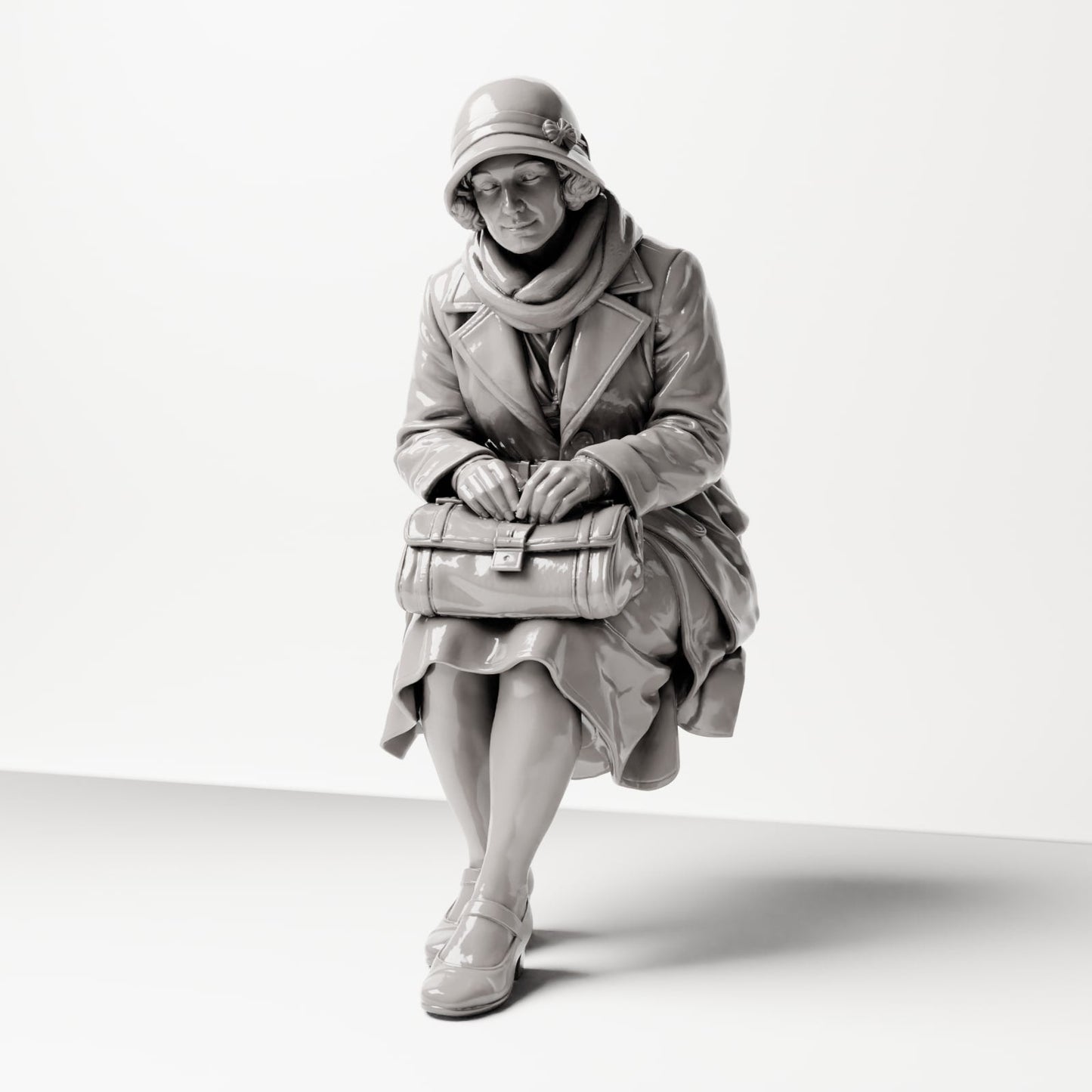 Diorama model-making product photo 8: Diorama figure set: Historical station and railway figures from the 1920s-1930s