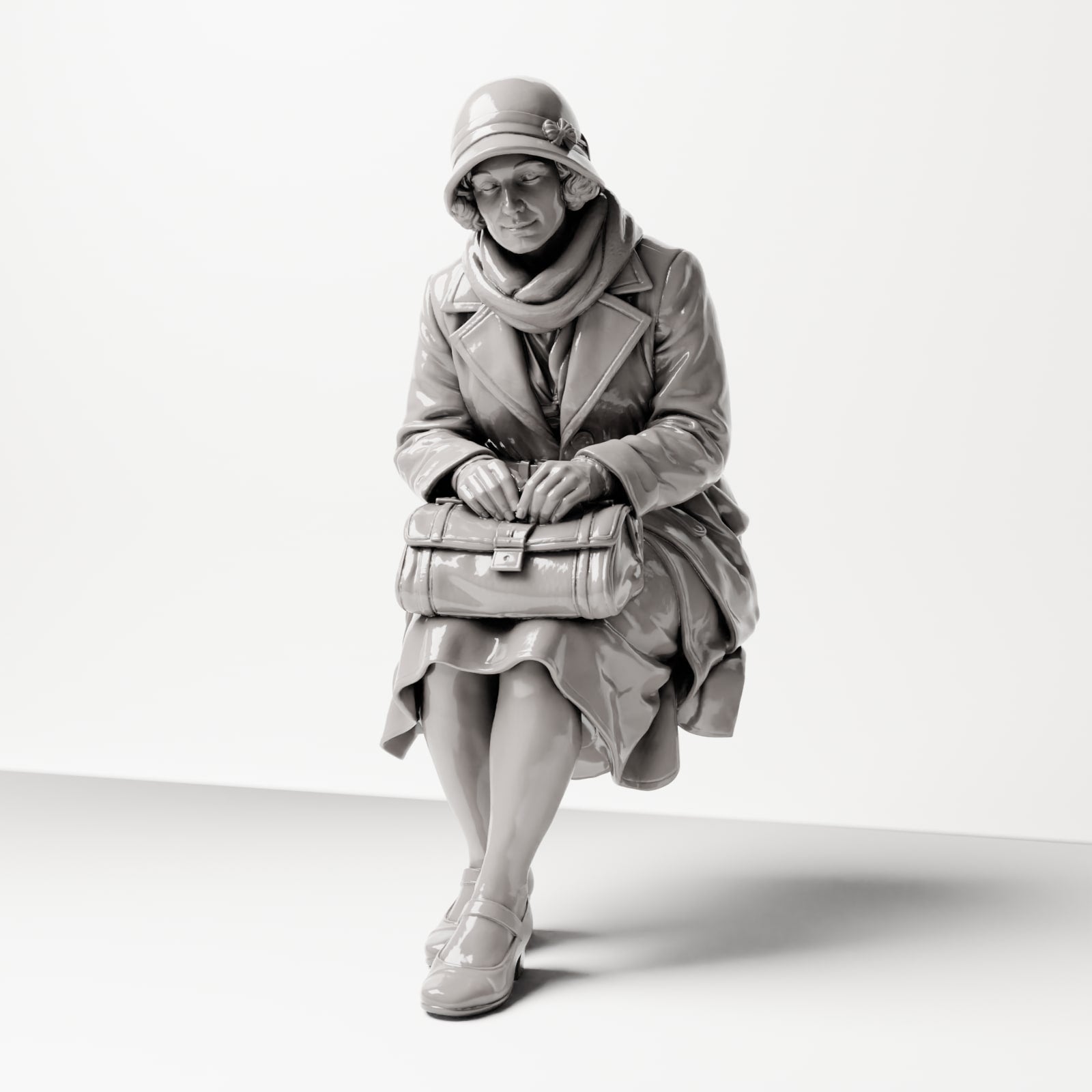 Diorama model-making product photo 8: Diorama figure set: Historical station and railway figures from the 1920s-1930s