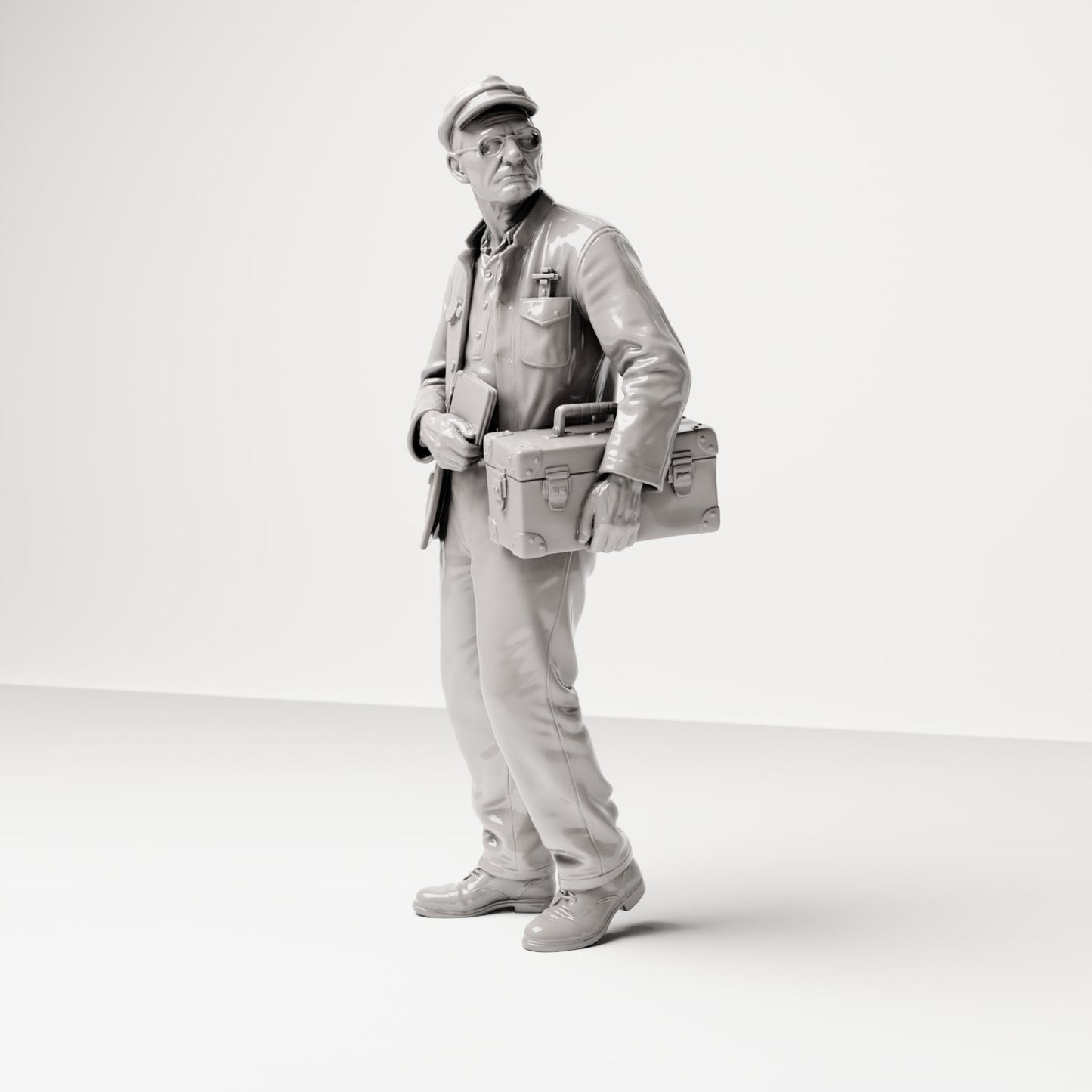 Diorama model making product photo 8: Diorama figure set: Historical port and dock workers of the 1920s-1930s