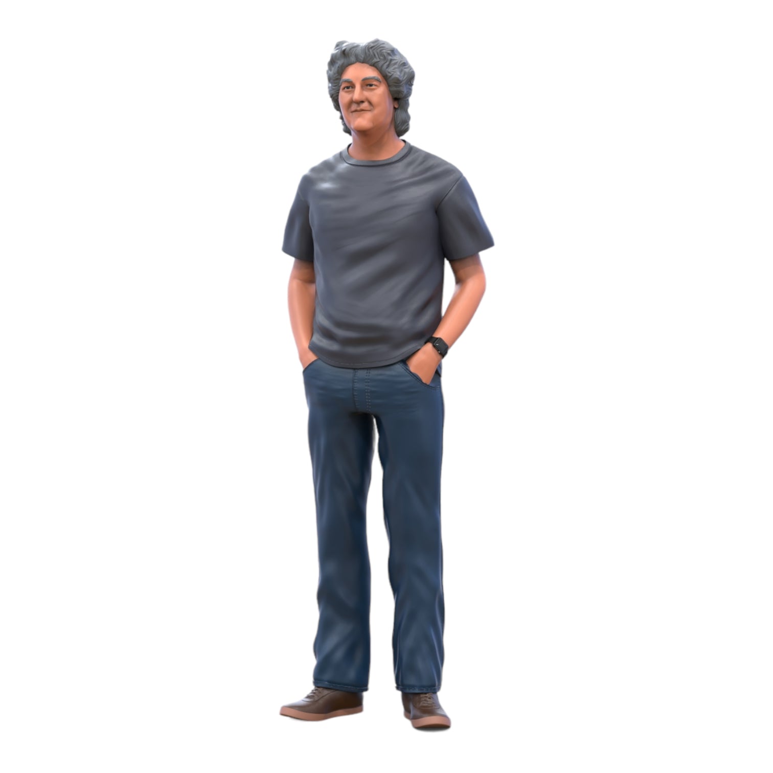 Product photo diorama and model building miniature figure: Ordinary Man 3