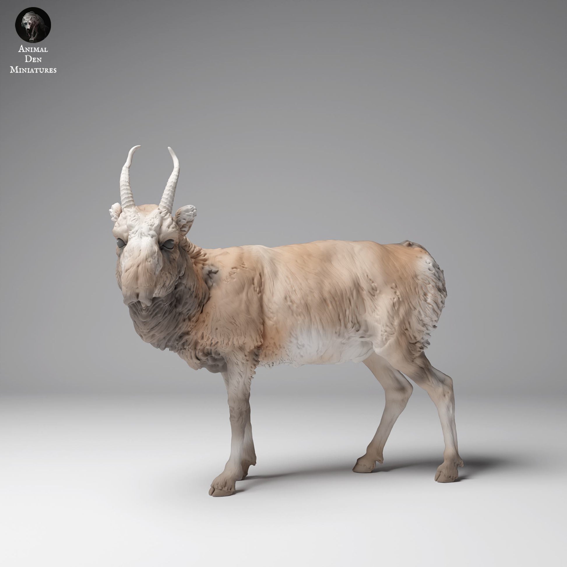 Produktfoto Tier Figur Diorama, Modellbau: 0: Wildtier Figur: Mongolische Saiga Antilope – Männchen (Ref 24_12_10)