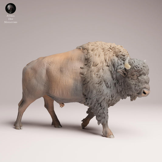 Product photo Animal Figure Diorama, Model Building: 0: Wildlife Figure: American Bison Bull – Prairie Colossus (Ref 25_09_12)