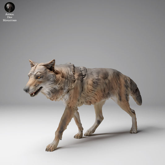 Produktfoto Tier Figur Diorama, Modellbau: 0: Wildtier Figur: Mongolischer Wolf (Ref 24_12_06)