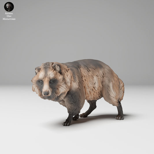 Produktfoto Tier Figur Diorama, Modellbau: 0: Wildtier Figur: Tanuki – Marderhund (Ref 24_11_03)