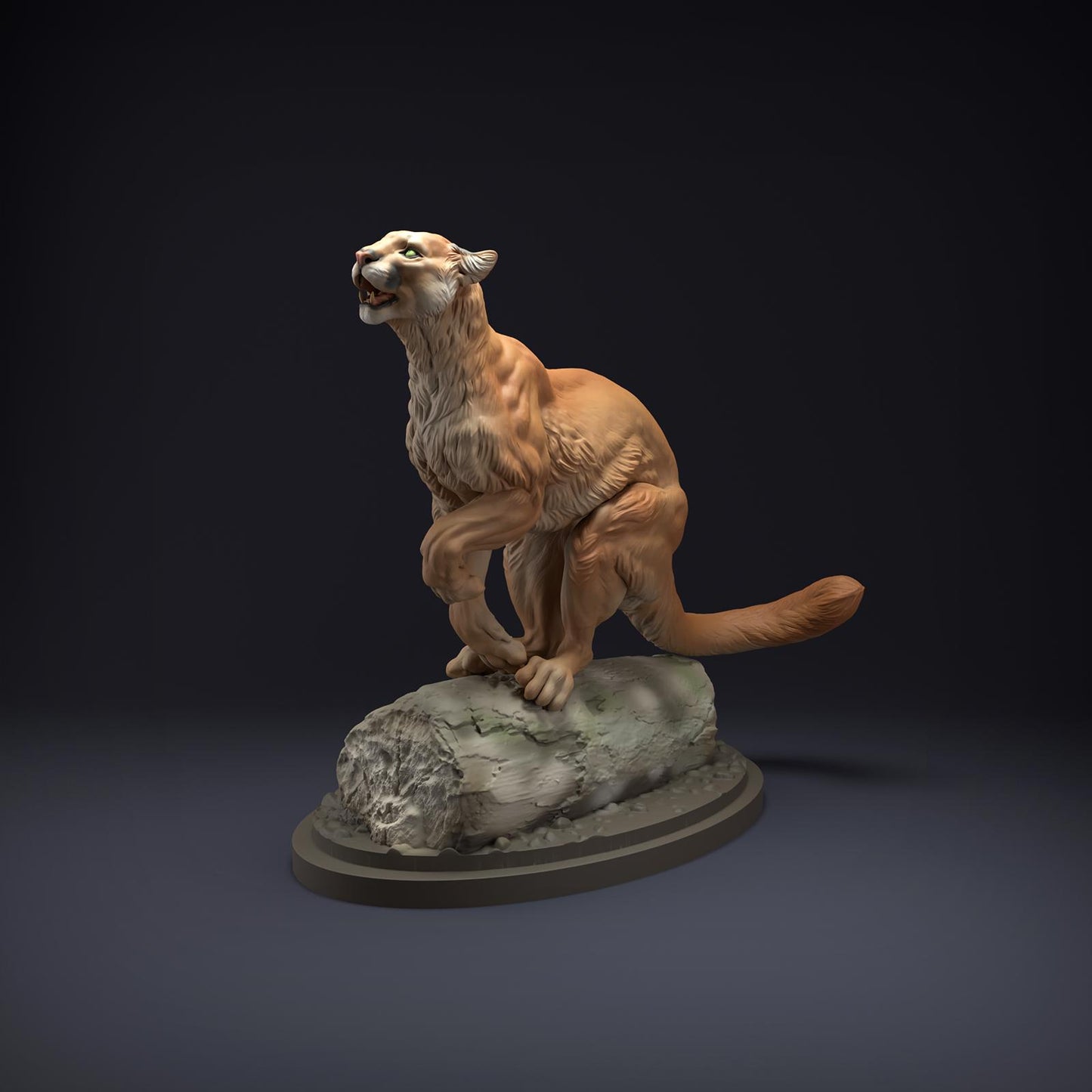 Product photo Animal Figure Diorama, Model Building: 0: Wild Animal Figure: Mountain Lion – Puma (Ref 01_01_83)