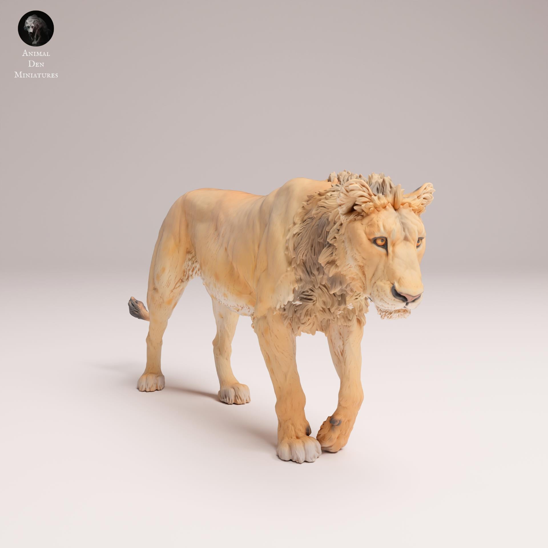 Product photo Animal Figure Diorama, Model Building: 0: Wild Animal Figure: Lion – Cub (Ref 25_08_12)