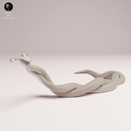 Product photo Animal Figure Diorama, Model Building: 0: Jungle Animal Figures: Mating Black Mambas (Ref 25_08_11)