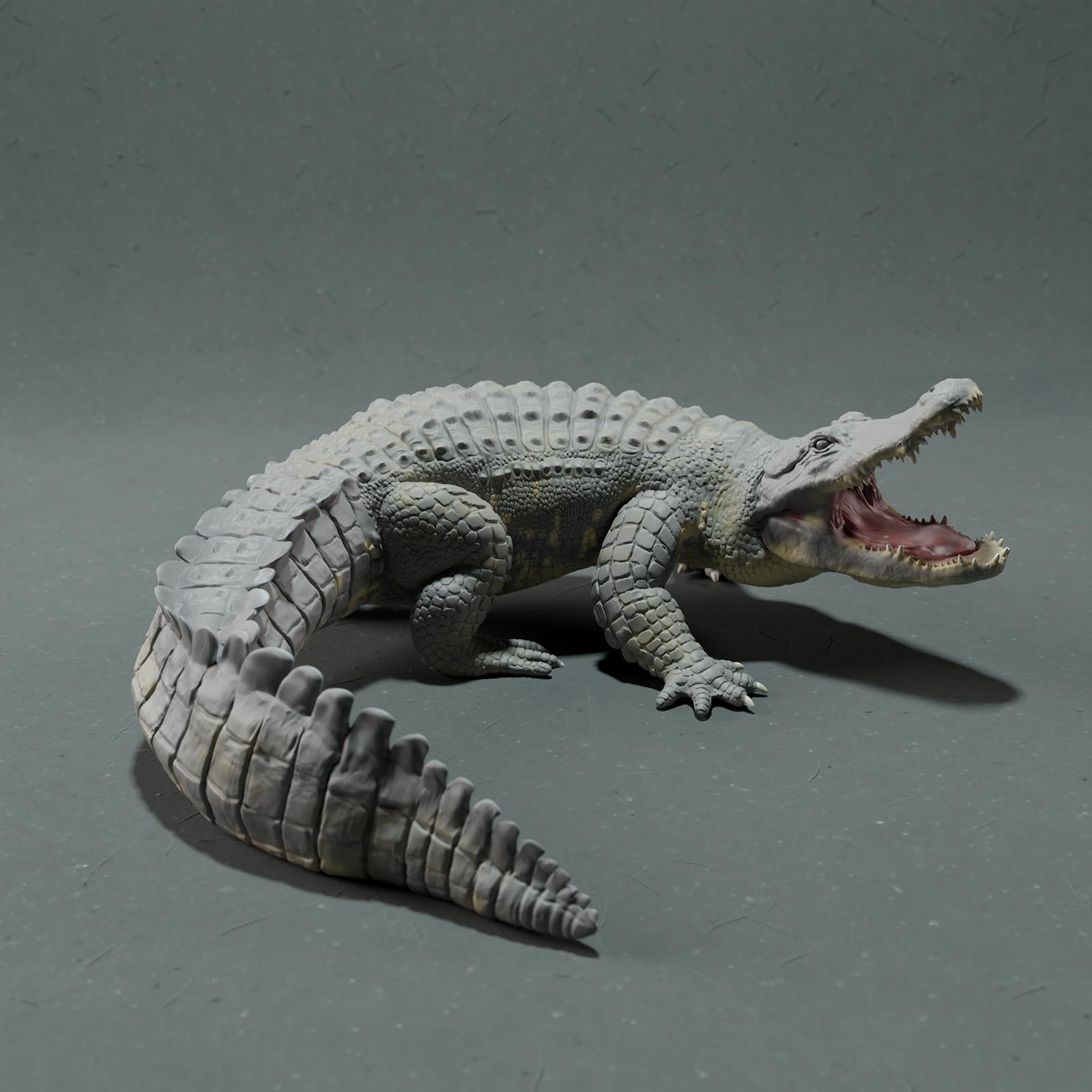 Product photo Animal Figure Diorama, Model Building: 0: Wildlife Figure: American Alligator – Attack Pose (Ref 01_01_78)