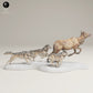 Produktfoto Tier Figur Diorama, Modellbau: 0: Wildtier Figuren: Jagende Grauwölfe und Elchkuh (Ref 25_06_12)