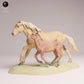 Product photo Animal Figure Diorama, Model Building: 0: Wild Animal Figures: Galloping Mustang Mare and Foal – Horses (Ref 25_09_05)
