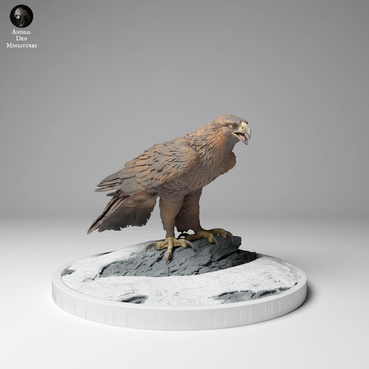Produktfoto Tier Figur Diorama, Modellbau: 0: Wildtier Figur: Goldener Adler (Ref 01_01_02)