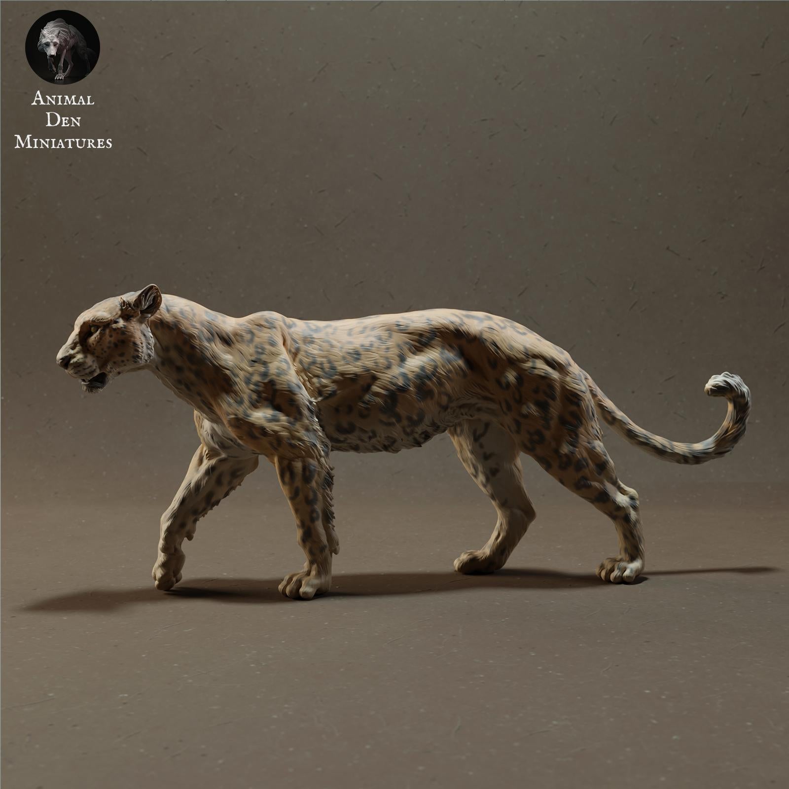 Product photo Animal Figure Diorama, Model Building: 0: Wild Animal Figure: African Leopard – Savanna Animals (Ref 01_01_59)