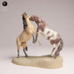 Product photo Animal Figure Diorama, Model Building: 0: Wild Animal Figures: Fighting Mustangs – Horses (Ref 25_09_03)