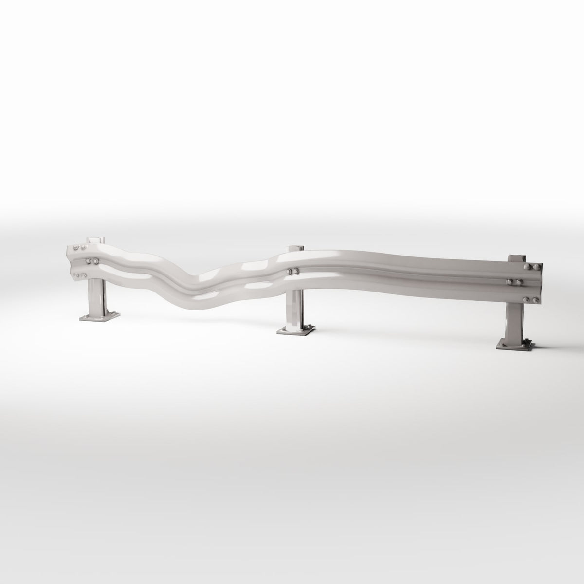 Diorama model-building product photo 0: Diorama Road: Damaged Guardrail (Ref. 1000D)