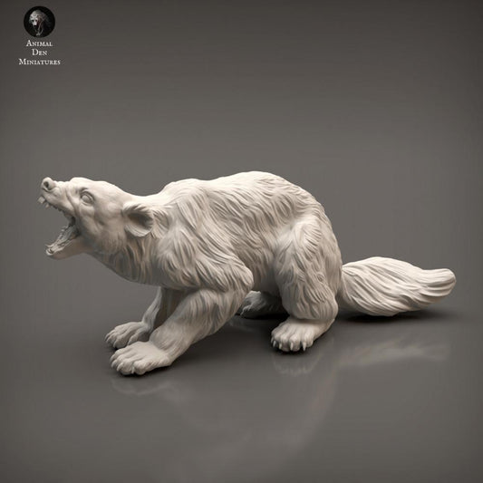 Product photo animal figure Animal Den Miniatures 0: Wild animal figure: Wolverine (22_03_02)
