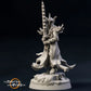 Product photo Tabletop 28mm The Printing Goes Ever On (TPGEO) 0: Dark Warriors in battle with brave warriors: Black figures ambush heroes