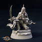 Product photo Tabletop 28mm The Printing Goes Ever On (TPGEO) 0: Dark Warriors in battle with brave warriors: Black figures ambush heroes