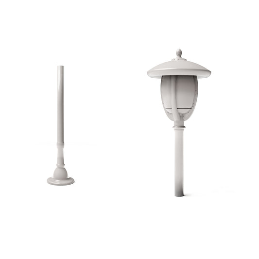Diorama model building product photo 0: Diorama infrastructure: Antique streetlamp post Type F - low version (Ref. 1036D)