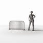 Diorama model-building product photo 1: Street Diorama: Steel Crowd-Control Barrier Type C (Ref. 1051D)