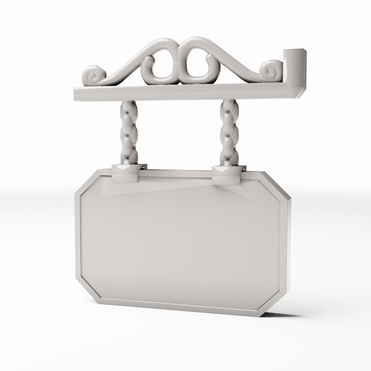 Diorama model-building product photo 0: City Diorama: Ornate Shopfront Signboard (Ref. 1054D)