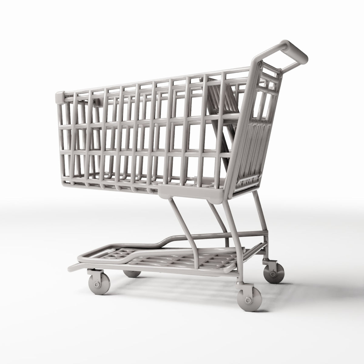 Diorama model-building product photo 0: Diorama Market: Supermarket Shopping Cart (Ref. 1063D)