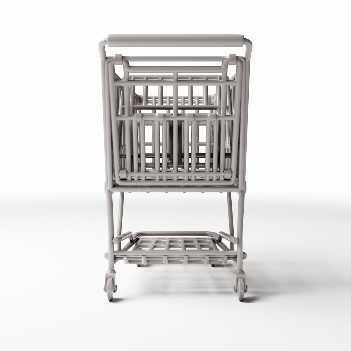 Diorama model-building product photo 2: Diorama Market: Supermarket Shopping Cart (Ref. 1063D)