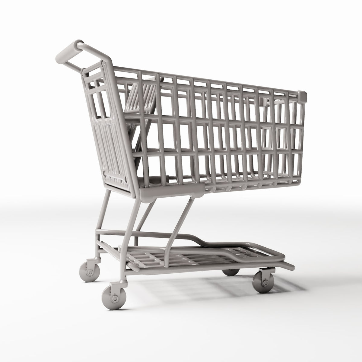 Diorama model-building product photo 3: Diorama Market: Supermarket Shopping Cart (Ref. 1063D)
