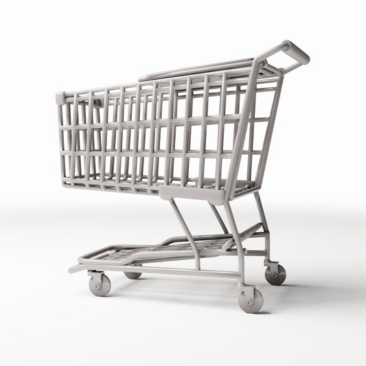 Diorama model-building product photo 0: Diorama Market: Shopping Cart with Open Basket (Ref. 1064D)