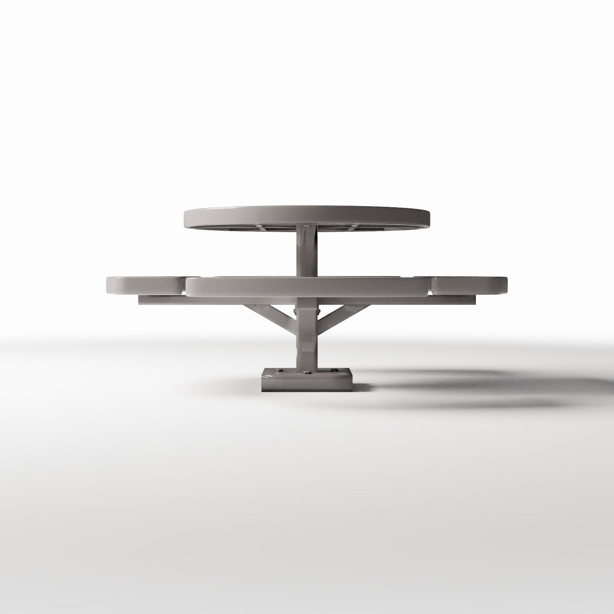 Diorama model-building product photo 2: Diorama Park: Round Picnic Table with Benches (Ref. 1076D)