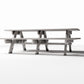 Diorama model-building product photo 0: Garden & Park Diorama: Picnic Table with Benches (Ref. 1080D)