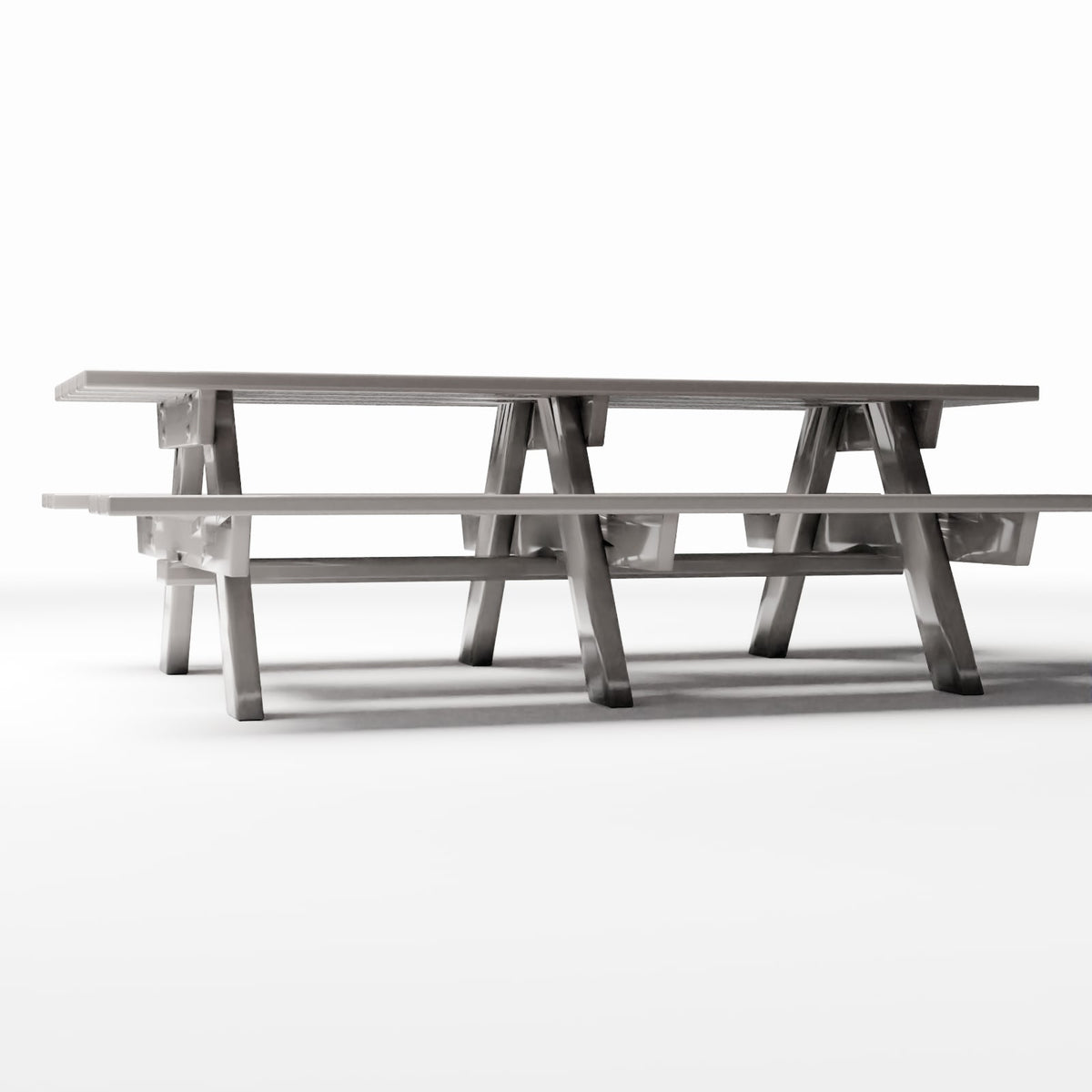 Diorama model-building product photo 3: Garden & Park Diorama: Picnic Table with Benches (Ref. 1080D)