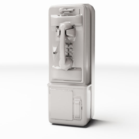 Diorama model-building product photo 0: Street Diorama: Public Telephone with Handset (Ref. 1088D)
