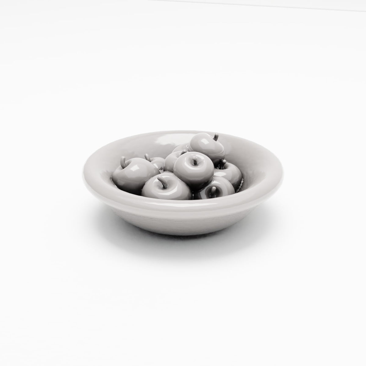 MyPortal 108 0: Diorama Küche & Tafel: Obstschale mit Äpfeln (Ref. 108D)