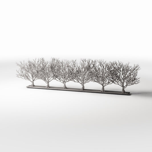Diorama model-building product photo 0: Diorama Plants: Row of Leafless Trees (Ref. 1093D)