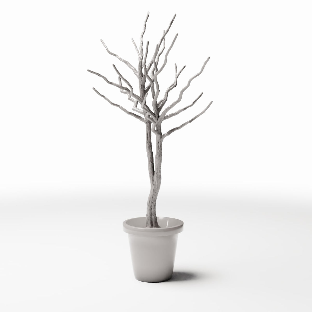 Diorama model-building product photo 0: Diorama Plants: Leafless Ornamental Tree in Flower Pot (Ref. 1099D)