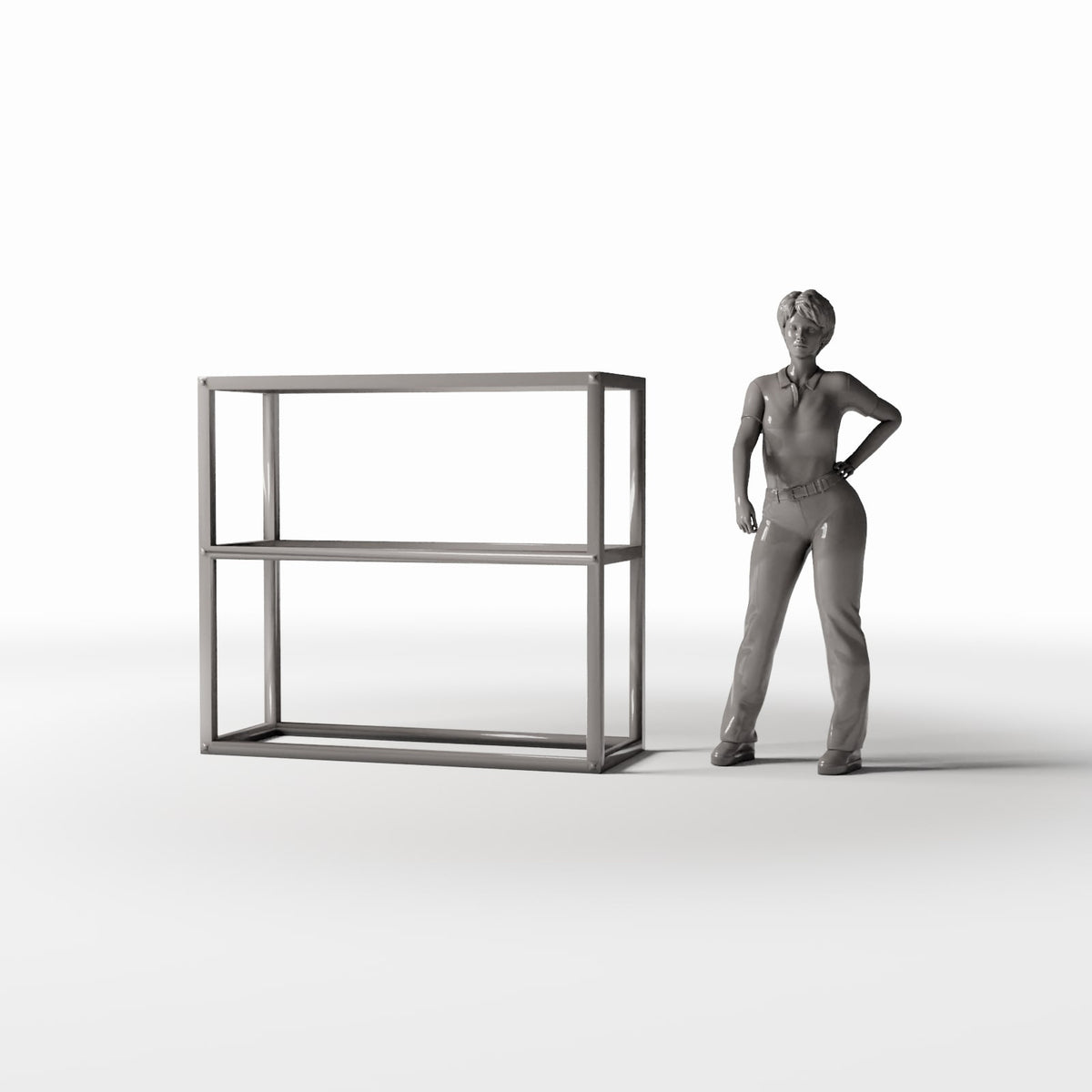 Diorama model-building product photo 1: Workshop Diorama: Tire Rack for Automotive Workshop (Ref. 1109D)