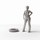 Diorama model-building product photo 1: Workshop Diorama: Narrow Tire with Zigzag Tread (Ref. 1111D)