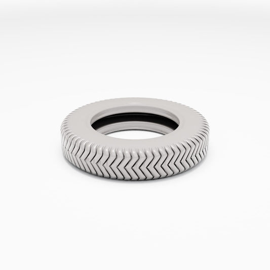 Diorama model-building product photo 0: Workshop Diorama: Narrow Tire with Zigzag Tread (Ref. 1111D)