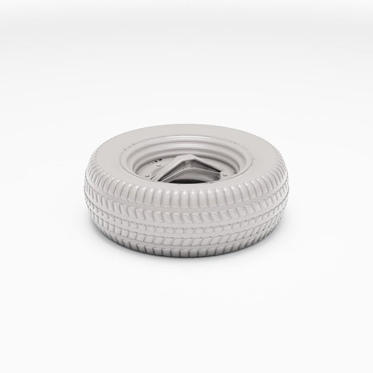 Diorama model-building product photo 0: Diorama Workshop: Truck Spare Tire with Rim (Ref. 1114D)