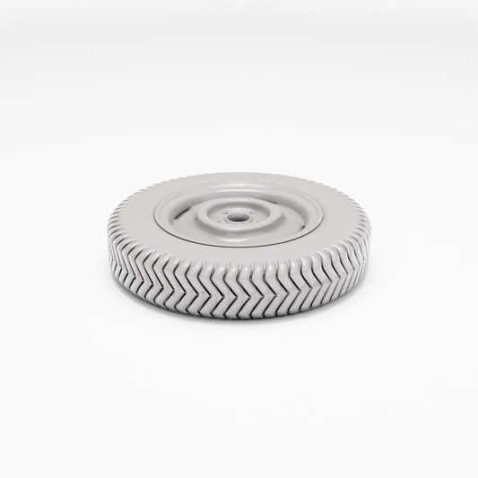 Diorama model-building product photo 0: Diorama Workshop: Narrow Vehicle Wheel with Chevron Tread (Ref. 1116D)