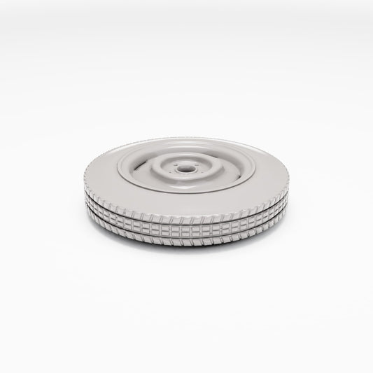Diorama model-building product photo 0: Diorama Workshop: Narrow Vehicle Wheel with Steel Rim (Ref. 1117D)