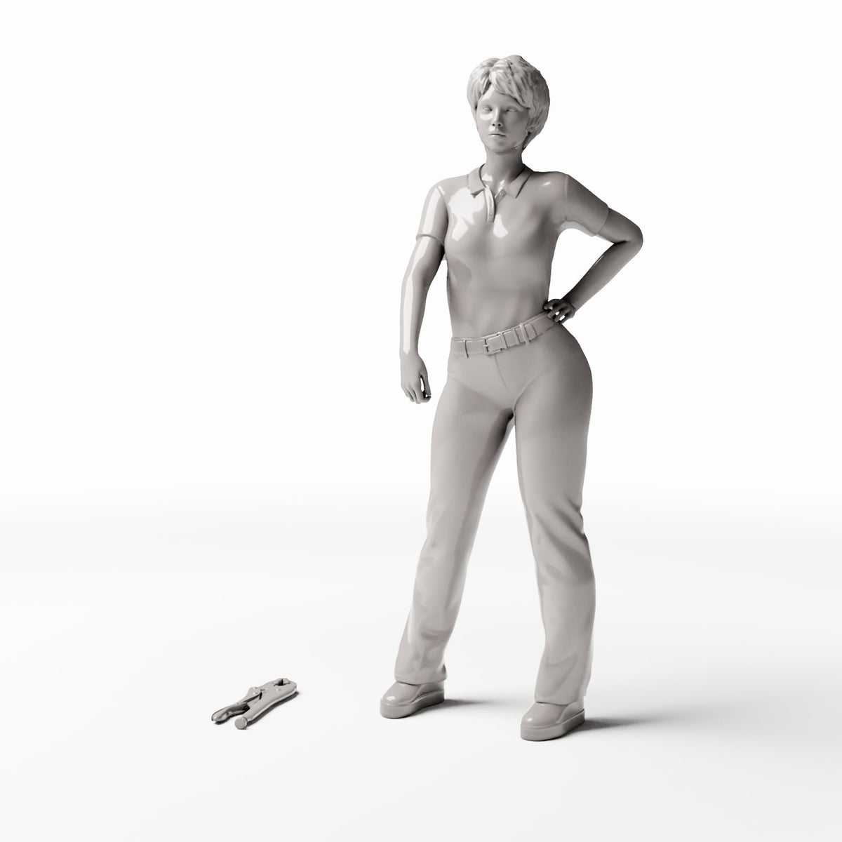 Diorama Modellbau Produktfoto 1: Diorama Werkstatt: Verstellbare Feststellzange (Ref. 1120D)
