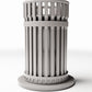 Diorama model-building product photo 2: Street Diorama: Open Slatted Trash Bin (Ref. 1150D)